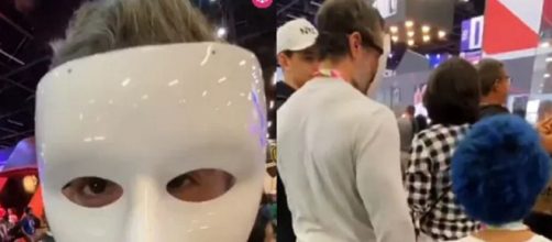 Marcos Mion usou máscara para não se reconhecido em evento. (Reprodução/Instagram/@marcosmion)