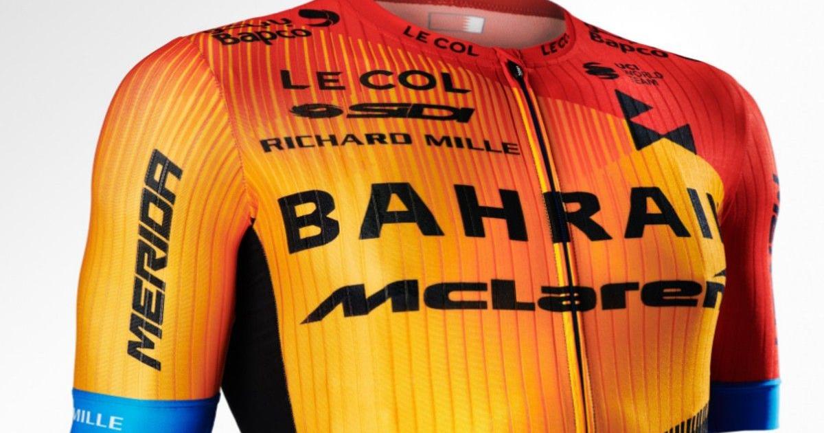 le col bahrain mclaren jersey