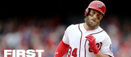 Bryce Harper continues to remain unsigned, but the San Diego Padres appear to be interested in the star slugger. - [ESPN / YouTube screencap]