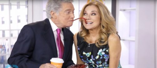 Regis Philbin is calling for Kathie Lee Gifford to be his stage partner again. [Image source-Wochit TV-YouTube]