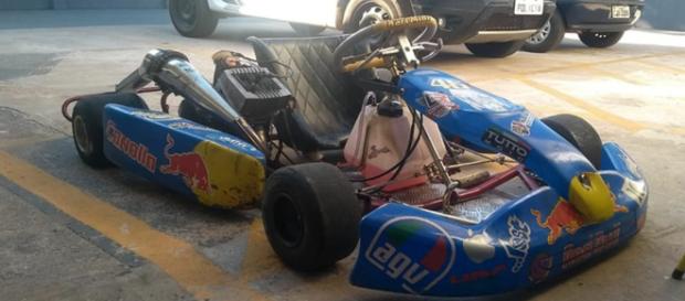 Kart foi apreendido após perseguição pelas ruas de Sarandi. (Foto: Guarda Municipal de Maringá/Divulgação) Kart foi apreendido após perseguição pelas ruas de Sarandi. (Foto: Guarda Municipal de Maringá/Divulgação)