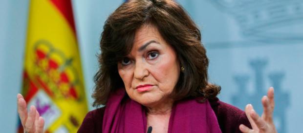 Carmen Calvo rechaza el papel del relator o la mesa de partidos Carmen Calvo rechaza el papel del relator o la mesa de partidos