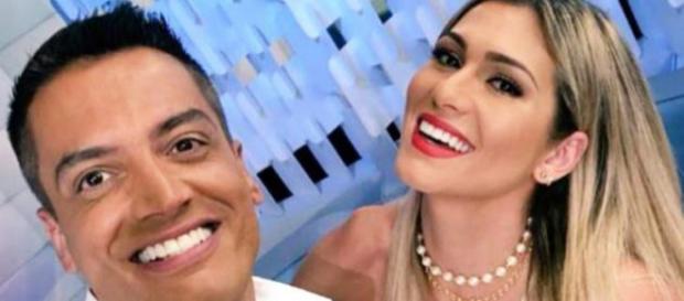 Leo Dias e Livia Andrade (Reprodução SBT) Leo Dias e Livia Andrade (Reprodução SBT)