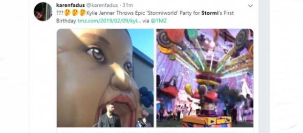 Twitter reacts to Kylie Jenner's burthday party extravaganza for Stormi - Image credit TMZ via karenfadus | Twitter Twitter reacts to Kylie Jenner's burthday party extravaganza for Stormi - Image credit TMZ via karenfadus | Twitter
