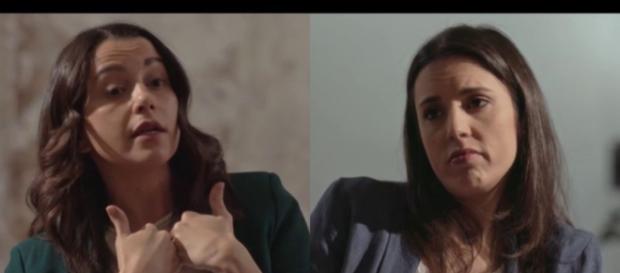 Inés Arrimadas e Irene Montero en imagen Inés Arrimadas e Irene Montero en imagen