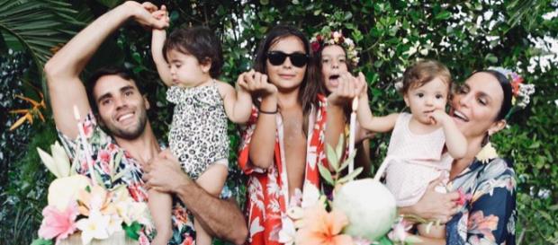 Ivete Sangalo em família. (Foto Reprodução / Instagram) Ivete Sangalo em família. (Foto Reprodução / Instagram)
