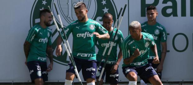 Palmeiras encara o Bragantino no Pacaembu (Foto: Divulgação Palmeiras) Palmeiras encara o Bragantino no Pacaembu (Foto: Divulgação Palmeiras)