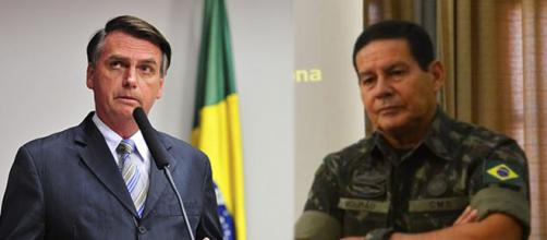 Bolsonaro brinca com Mourão por telefone - (Foto: Gustavo Lima/Zeca Ribeiro/Agência Brasil)