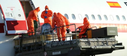 La UMAER en evacuación de enfermos de Ébola en 2014