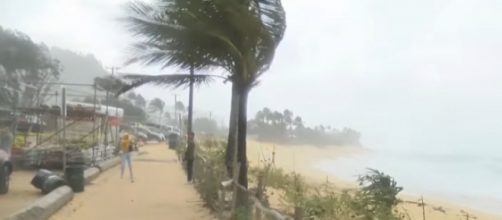Winter storm makes dangerous waves in Hawaii. [Image source/CBS News YouTube video]