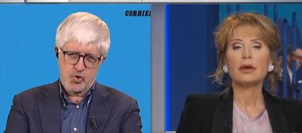 Lilli Gruber e Beppe Severgnini Lilli Gruber e Beppe Severgnini