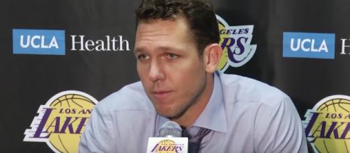 Lakers head coach Luke Walton still has time to save his job in Los Angeles with a strong second-half of the season. - [ESPN / YouTube screencap]