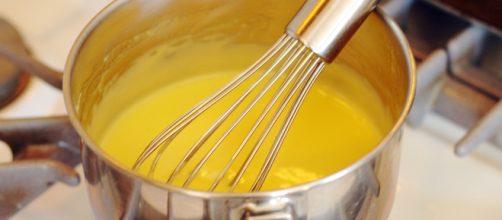 Hollandaise sauce is a great way to make use of egg yolks, [Source: Stacey Spensley - Flickr]