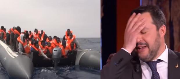 La storia arriva dalla Valtellina e viene postata Salvini La storia arriva dalla Valtellina e viene postata Salvini
