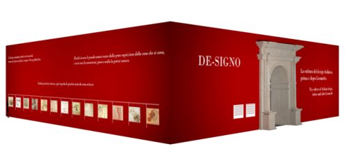 DE-SIGNO di Davide Rampello, Una delle due installazioni dedicate a Leonardo al Salone2019