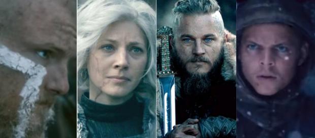 Bjorn, Lagertha, Ragnar e Ivar (Foto - Reprodução/History) Bjorn, Lagertha, Ragnar e Ivar (Foto - Reprodução/History)