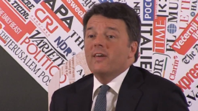Matteo Renzi presenta il suo ultimo libro