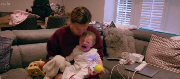 Ferne gives viewers a candid look into life as a single parent with a sick baby (Image credit: Ferne Mcann: First Time Mum/ITVhub) Ferne gives viewers a candid look into life as a single parent with a sick baby (Image credit: Ferne Mcann: First Time Mum/ITVhub)