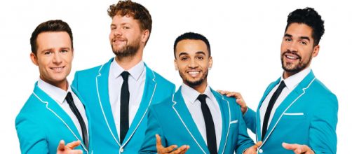 Harry Judd, Jay McGuiness, Aston Merrygold & Louis Smith - 'Rip it Up'. the musical Photo credit: Target - Live