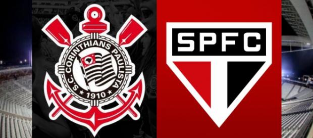 Corinthians x São Paulo ao vivo (Reprodução Site Meu Timão) Corinthians x São Paulo ao vivo (Reprodução Site Meu Timão)