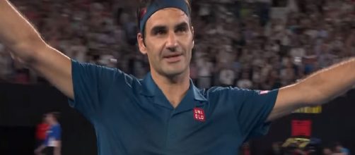 Roger Federer seeks to secure his 100th ATP title. (Image via Australian Open TV/ YouTube)