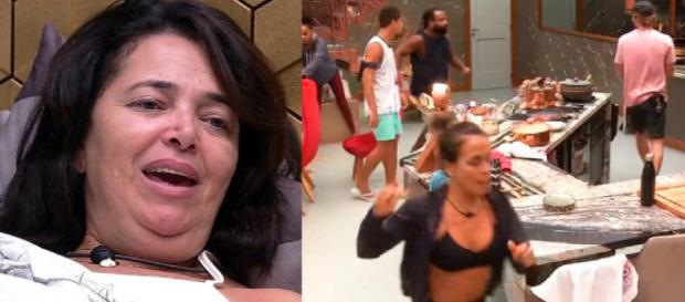 Tereza passa mal no BBB19 (Reprodução/Gshow) Tereza passa mal no BBB19 (Reprodução/Gshow)