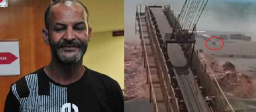 Sebastião se salvou da tragédia em Brumadinho (Reprodução TV Globo)