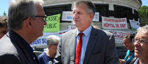 Le député Jean Lassalle a participé à la marche contre l'antisémitisme