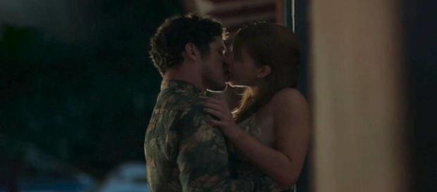 Cena da novela O Sétimo Guardião. (Reprodução/Rede Globo) Cena da novela O Sétimo Guardião. (Reprodução/Rede Globo)