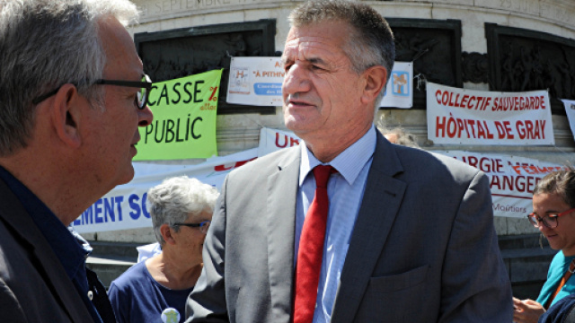 Le député Jean Lassalle a participé à la marche contre l'antisémitisme