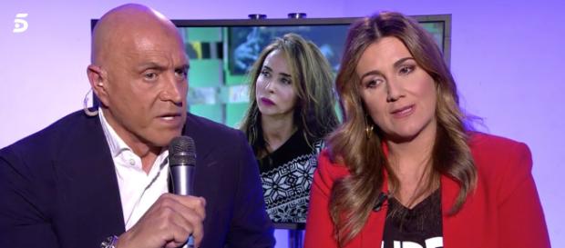 Kiko Matamoros y Carlota Corredera en Sálvame Diario Kiko Matamoros y Carlota Corredera en Sálvame Diario
