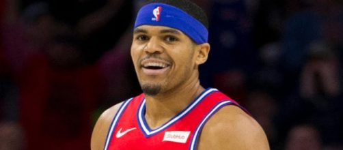 Tobias Harris helped lead the Sixers to a win on Thursday (Feb. 21). [Image via NBA on ESPN/YouTube]