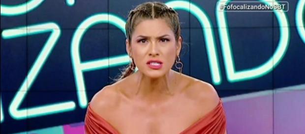 Livia Andrade no 'Fofocalizando' (Reprodução 'Fofocalizando' no SBT) Livia Andrade no 'Fofocalizando' (Reprodução 'Fofocalizando' no SBT)