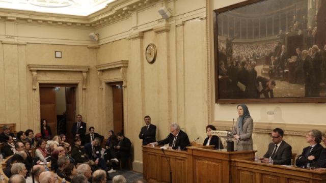 Devant les députés, Maryam Radjavi appelle la France à soutenir le combat des Iraniens pour le changement de régime