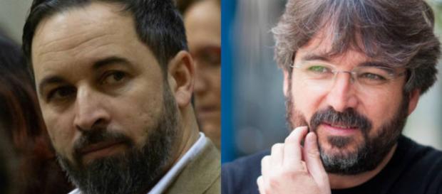Santiago Abascal y Jordi Evole en imagen Santiago Abascal y Jordi Evole en imagen