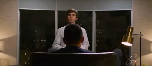 Dr. Murphy confronts Dr. Han over the reassignment of his surgical residency on The Good Doctor. [Image source: TVPromos-YouTube]