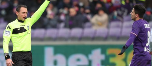 Fiorentina-Inter, l'arbitro Abisso fermato per almeno un mese dal designatore