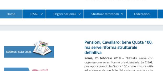 Pensioni flessibili, dalla Cisal si chiede di rendere strutturale la quota 100 Pensioni flessibili, dalla Cisal si chiede di rendere strutturale la quota 100