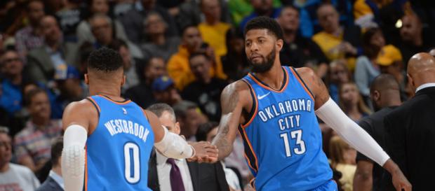 Russell Westbrook, Paul George pose a problem for Warriors - yahoo.com Russell Westbrook, Paul George pose a problem for Warriors - yahoo.com