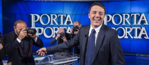 Matteo Renzi ospite di Bruno Vespa a Porta a Porta