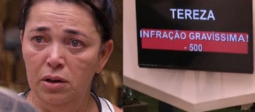 Tereza comete infração gravíssima (Reprodução Gshow)