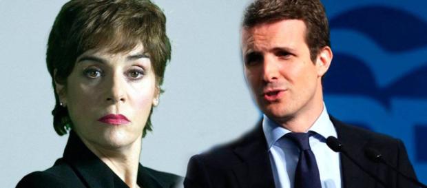 Anabel Alonso y Pablo Casado en imagen Anabel Alonso y Pablo Casado en imagen