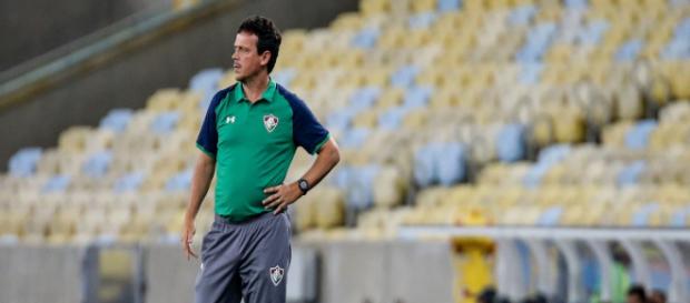 Diniz defende Yony Gonzalez e praticamente garante titularidade a Caio Henrique (Foto: Lucas Merçon/ Divulgação/Fluminense) Diniz defende Yony Gonzalez e praticamente garante titularidade a Caio Henrique (Foto: Lucas Merçon/ Divulgação/Fluminense)