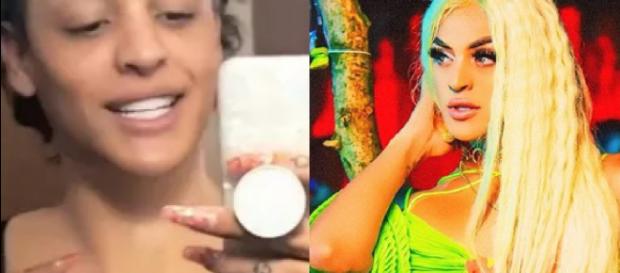 Pabllo Vittar mostra seios e se surpreende com naturalidade. (Foto: Reprodução/Instagram) Pabllo Vittar mostra seios e se surpreende com naturalidade. (Foto: Reprodução/Instagram)