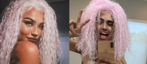 Fishball a sinistra, Lil Pump a destra.