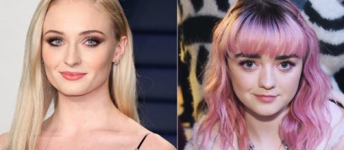 Sophie Turner e Williams revelam que se beijam durante gravações. (Foto: Reprodução/Instagram)