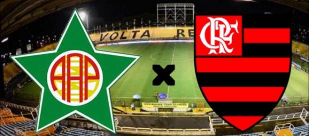 Portuguesa-RJ x Flamengo ao vivo. (Foto: Reprodução) Portuguesa-RJ x Flamengo ao vivo. (Foto: Reprodução)