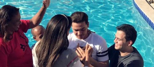 Wesley Safadão foi batizado por pastor evangélico. Fonte: Reprodução Instagram