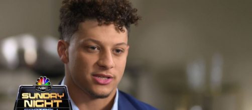 Patrick Mahomes as been named MVP and Offensive Player of the Year. - [NBC Sports / YouTube screencap]