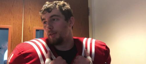 Jack Stoll was among the Huskers dinged for a party at his house. [Image via HuskerOnline Video/YouTube]